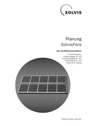 Solvis SolvisFera Planungshilfe