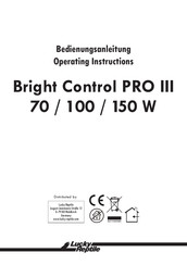 Lucky Reptile Bright Control PRO III Bedienungsanleitung