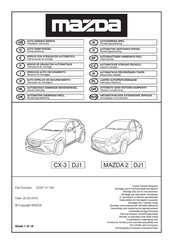 Mazda DD2F-V1-740 Einbauanleitung