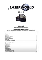 Laserworld ES-50 G Bedienungsanleitung