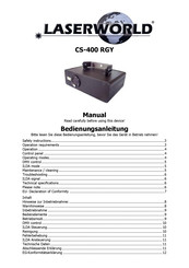 Laserworld CS-400 RGY Bedienungsanleitung