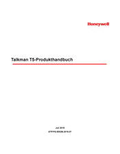 Honeywell Talkman A500 Produkthandbuch