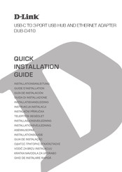 D-Link DUB-D410 Installationsanleitung