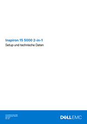 Dell Inspiron 15 5000 Series 2-in-1 Einrichtung Und Technische Daten