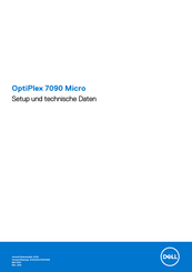 Dell OptiPlex 7090 Micro Einrichtung Und Technische Daten