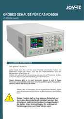 Joy-it JT-RD6006-Case02 Bedienungsanleitung