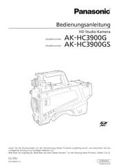 Panasonic AK-HC3900GSJ Bedienungsanleitung