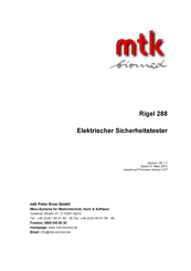 MTK Rigel 288 Handbuch