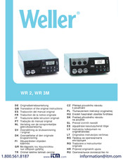 Weller WR 2 Originalbetriebsanleitung