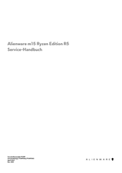 Dell Alienware m15 Ryzen Edition R5 Servicehandbuch