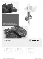 Bosch MUZ5FW1-Serie Gebrauchsanleitung