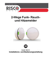 RISCO Group RWX35S Installations- Und Bedienungsanleitung