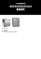 Dometic BASIC RP40 Montage- Und Bedienungsanleitung