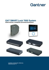 Gantner GAT SMART.Lock 7001 Installation, Konfiguration Und Bedienung
