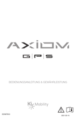 Ki Mobility AXIOM-G Bedienungsanleitung
