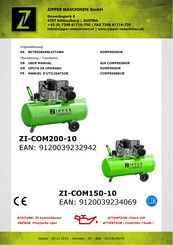 Zipper Maschinen ZI-COM150-10 Betriebsanleitung