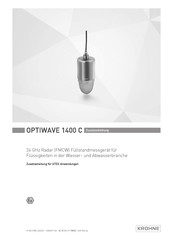 KROHNE OPTIWAVE 1400 Zusatzanleitung