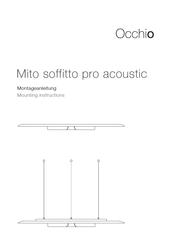 Occhio Mito soffitto pro acoustic Montageanleitung