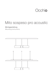 Occhio Mito sospeso pro acoustic Montageanleitung