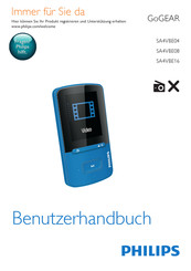 Philips GoGEAR SA4VBE04 Benutzerhandbuch