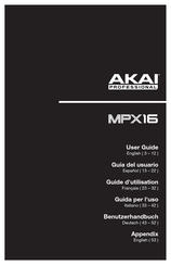 Akai Professional MPX16 Benutzerhandbuch