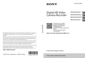 Sony HDR-PJ410 Bedienungsanleitung