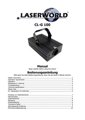 Laserworld CL-G100 Bedienungsanleitung