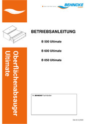 Behncke B 500 Ultimate Betriebsanleitung
