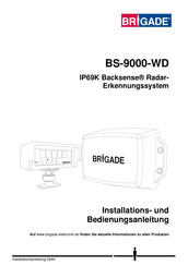 Brigade Backsense BS-9000-WD Installations- Und Bedienungsanleitung