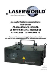 Laserworld CS-1000RGB SE Bedienungsanleitung