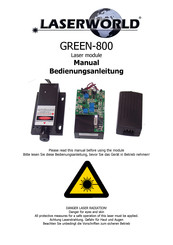 Laserworld GREEN-800 Bedienungsanleitung