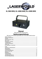 Laserworld EL-50G DMX Bedienungsanleitung