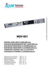 IGM Fachmann MDV-001 Gebrauchsanweisung