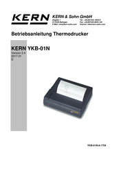 KERN YKB-01N Betriebsanleitung