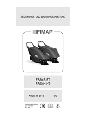 Fimap FS50 H-HT Bedienungs- Und Wartungsanleitung