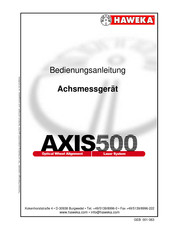 HAWEKA AXIS500 Bedienungsanleitung