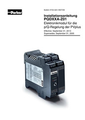 Parker PQDXXA-Z01 Installationsanleitung