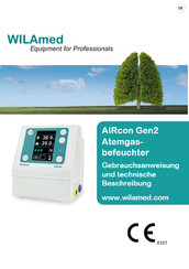 WILAmed AIRcon Gen2 Gebrauchsanweisung Und Technische Beschreibung