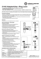 Konig & Meyer Ring Lock Bedienungsanleitung