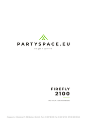 Partyspace FIREFLY 2100 Anleitung