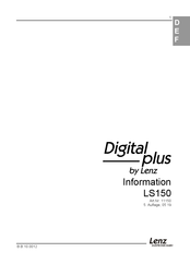 Lenz Digital Plus LS150 Informationshandbuch