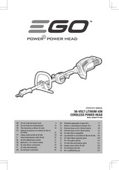 EGO POWER+ MST1500E-B Handbuch