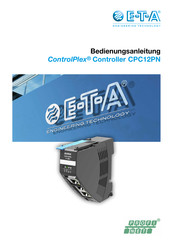 E-T-A ControlPlex CPC12 Bedienungsanleitung