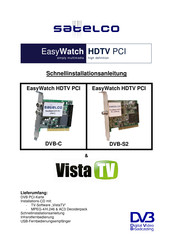 Satelco DVB-S2 Schnellinstallationsanleitung