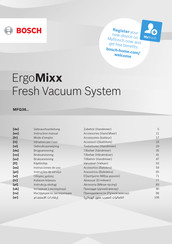 Bosch ErgoMixx Fresh Vacuum System MFQ36 Serie Gebrauchsanleitung