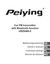 Peiying URZ0465-2 Bedienungsanleitung