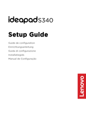 Lenovo IdeaPad S340 Serie Einrichtungsanleitung