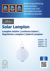 belavi Solar Lampion Bedienungsanleitung
