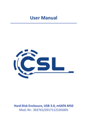 CSL 302763 Benutzerhandbuch