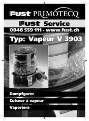 Primotecq FUST Vapeur V 3903 Gebrauchsanweisung